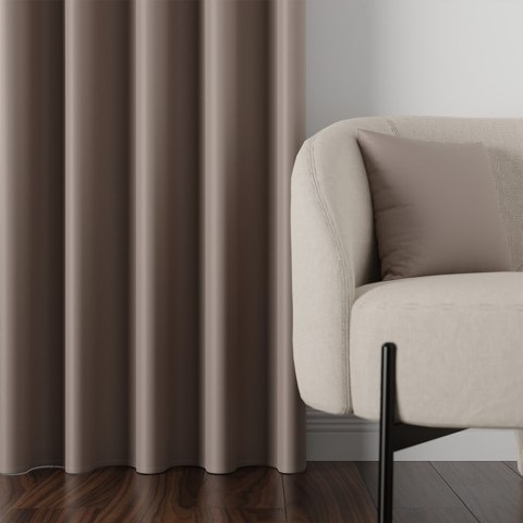 DONA Tkanina na zasłony typu dimout/blackout, wys. 280cm, kolor 216 chłodny beżowy TD0015/TDP/216/000280/1