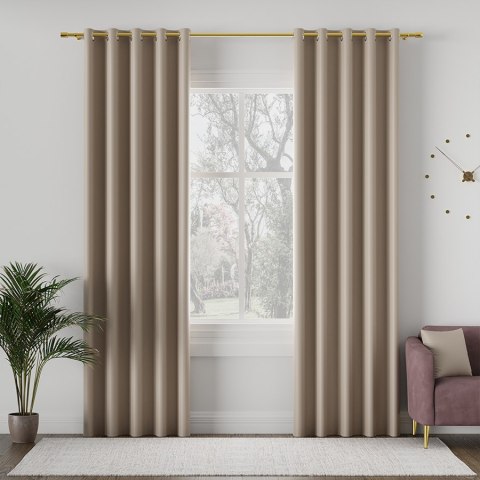 DONA Tkanina na zasłony typu dimout/blackout, wys. 280cm, kolor 218 jasny chłodny beżowy TD0015/TDP/218/000280/1