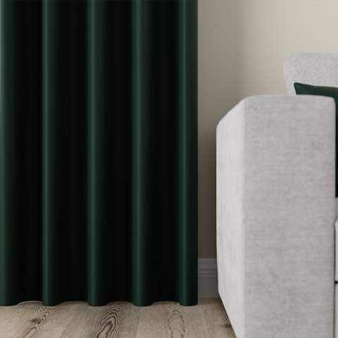 DONA Tkanina na zasłony typu dimout/blackout, wys. 280cm, kolor 223 zielony butelkowy TD0015/TDP/223/000280/1