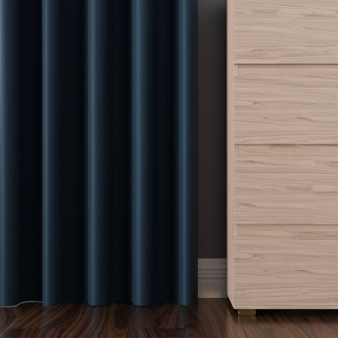 DONA Tkanina na zasłony typu dimout/blackout, wys. 280cm, kolor 229 granatowy TD0015/TDP/229/000280/1