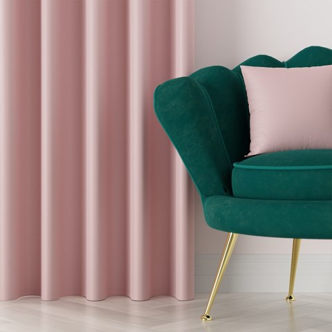 DONA Tkanina na zasłony typu dimout/blackout, wys. 280cm, kolor 794 pastelowy różowy TD0015/TDP/794/000280/1