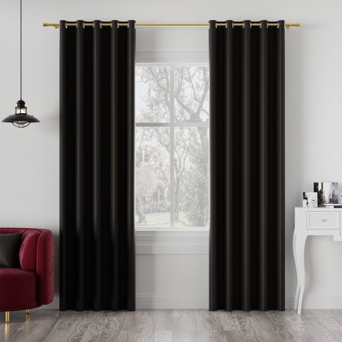 DONA Tkanina na zasłony typu dimout/blackout, wys. 280cm, kolor 840 chłodny brązowy TD0015/TDP/840/000280/1