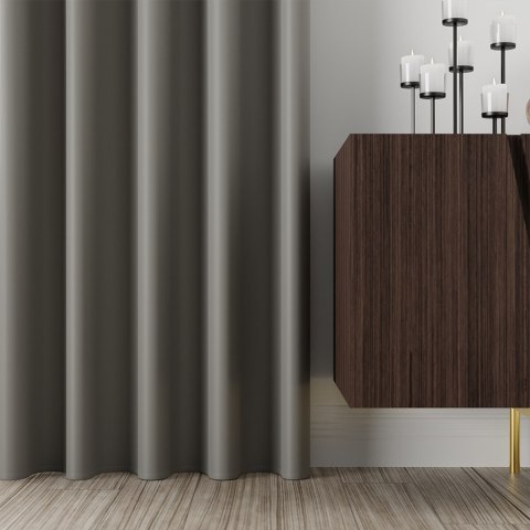 DONA Tkanina na zasłony typu dimout/blackout, wys. 280cm, kolor 843 ciepły szary TD0015/TDP/843/000280/1