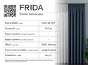 FRIDA Tkanina dekoracyjna dwustronna, wys. 310cm, kolor 007 rdzawy 029120/TDP/007/000310/1