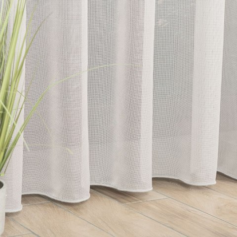 Firanka z ołowianką, wys. 320cm, kolor 009 szary beż 419060/OLO/009/000320/1