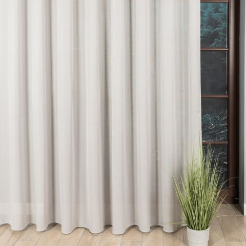 Firanka z ołowianką, wys. 320cm, kolor 009 szary beż 419060/OLO/009/000320/1