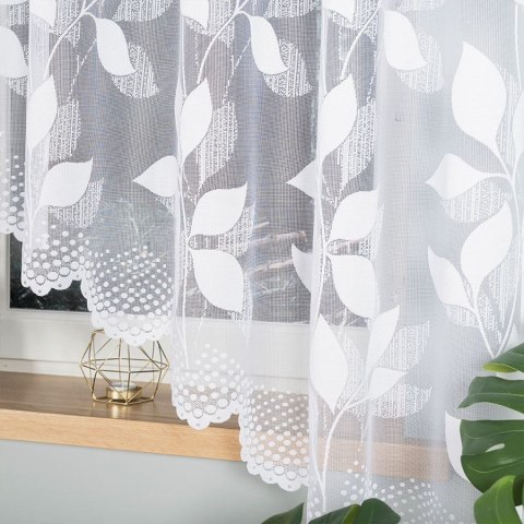 MARTYNA Firanka żakardowa gotowa, 180x300cm, kolor biały 023083/FBL/001/300180/1