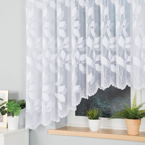 MARTYNA Firanka żakardowa gotowa, 160x420cm, kolor biały 023083/FBL/001/420160/1