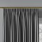 ASLAN Tkanina dekoracyjna wodoodporna, szer. 180cm, kolor 011 czarno-biały 015338/TZM/011/180000/1