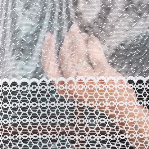 Firanka, wys. 170cm, kolor biały 137633/000/001/000170/1