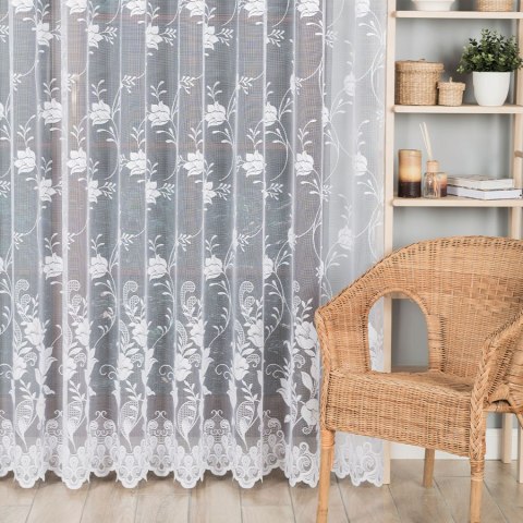 Firanka, wys. 250cm, kolor biały 005189/000/001/000250/1