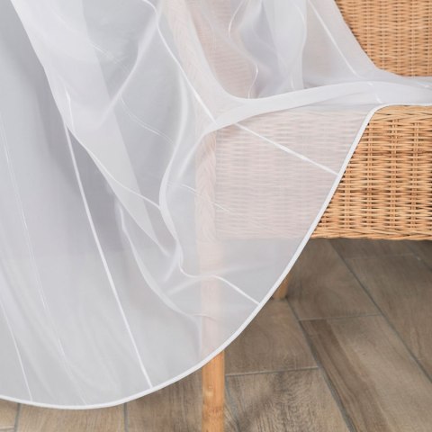 Firanka z ołowianką, wys. 300cm, kolor biały 170558/OLO/002/000300/1