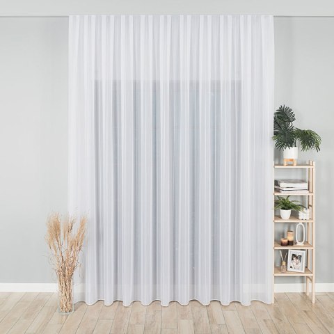 Firanka z ołowianką, wys. 300cm, kolor biały 170558/OLO/002/000300/1