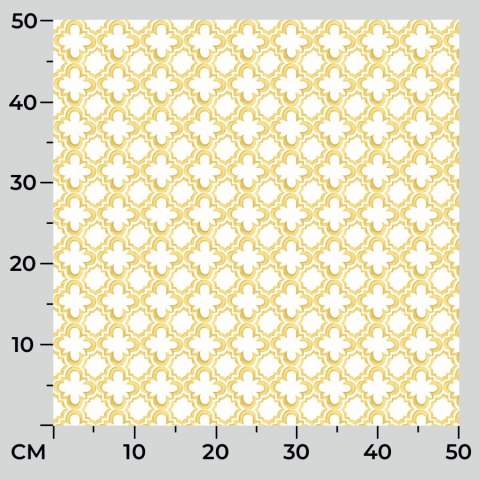 LIBERIA Tkanina na zasłony wodoodporna, szer. 180cm, kolor 008 żółto-biały 042512/TZM/008/180000/1