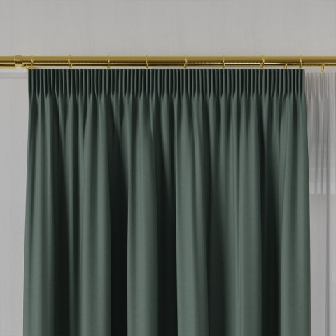 NELIA Tkanina na zasłony typu dimout/blackout, wys. 320cm, kolor 082 butelkowy zielony 065553/TDP/082/000320/1