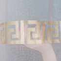 Firanka fantazyjna z ołowianką, wys. 300cm, kolor biały ze złotym 318124/OLO/006/000300/1