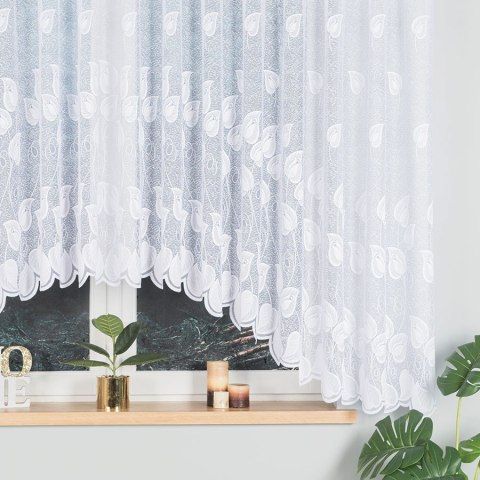NORA Firanka żakardowa gotowa, 160x400cm, kolor biały 023097/FBL/001/400160/1