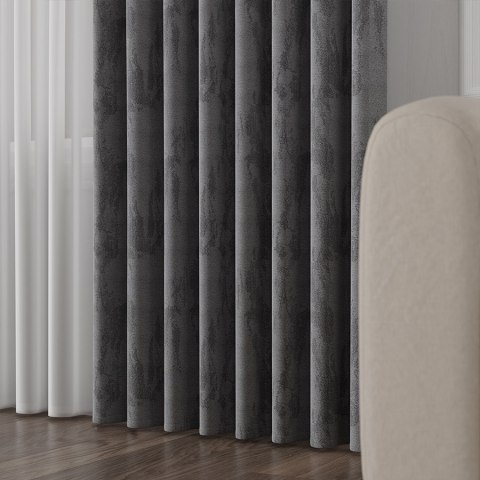 ARON Tkanina na zasłony, wys. 300cm, kolor 001 szary 056003/TDP/001/000300/1