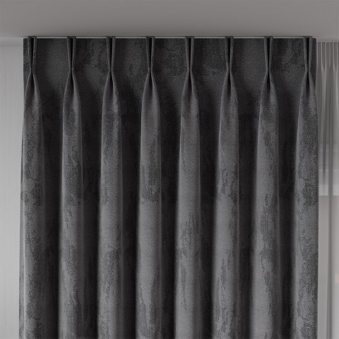 ARON Tkanina na zasłony, wys. 300cm, kolor 001 szary 056003/TDP/001/000300/1