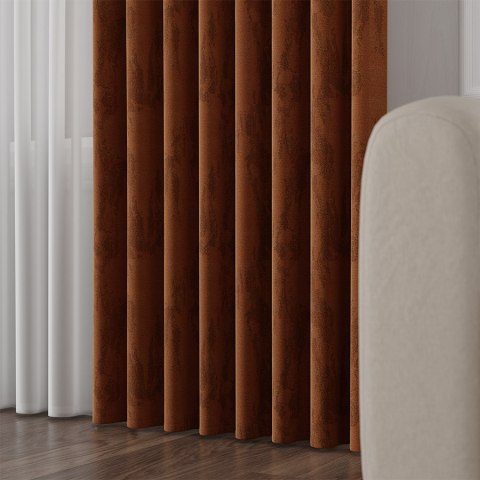 ARON Tkanina na zasłony, wys. 300cm, kolor 016 rdzawy pomarańczowy 056003/TDP/016/000300/1