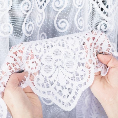 CELINA Firanka żakardowa gotowa, 160x500cm, kolor biały 018495/FBL/001/500160/1