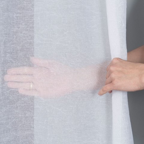 Firanka fantazyjna kreszowana, wys. 290cm, kolor biały 001201/333/001/000290/1