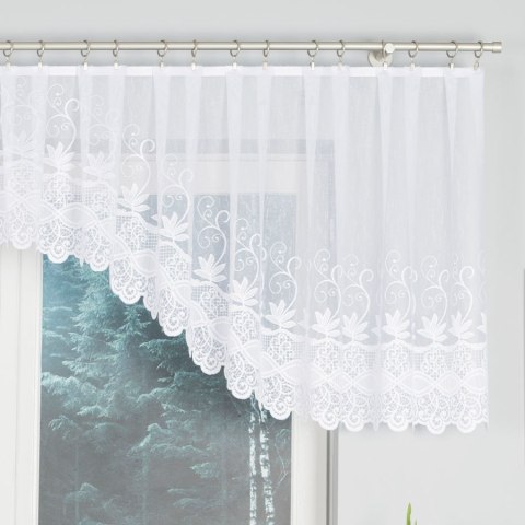 JOWITA Firanka żakardowa gotowa, 80x400cm, kolor biały 018960/FBL/001/400080/1