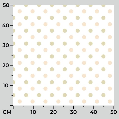 KROPKI Tkanina na zasłony typu MILAS, szer. 150cm, kolor pastelowy oliwkowy D00203/MIL/001/150000/1