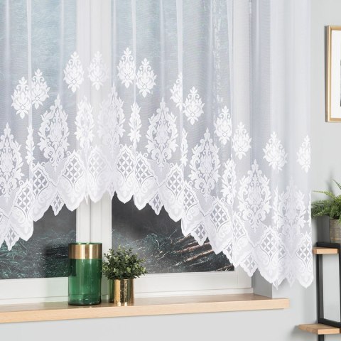 LUDMIŁA Firanka żakardowa gotowa, 160x300cm, kolor biały 017810/FBL/001/300160/1