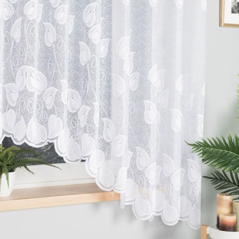 NORA Firanka żakardowa gotowa, 180x350cm, kolor biały 023097/FBL/001/350180/1