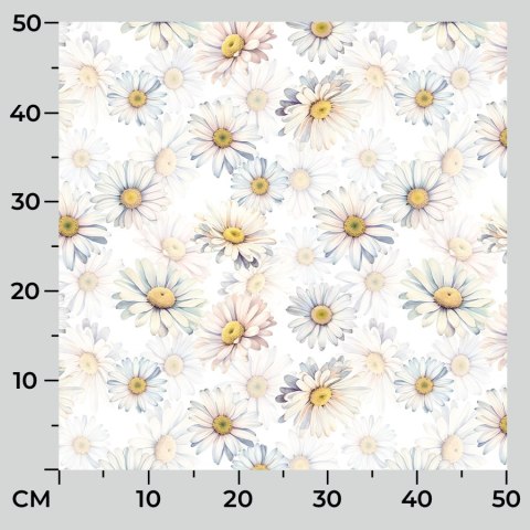 STOKROTKI Tkanina na zasłony OXFORD WODOODPORNY, szer.145cm, kolor różowy/niebieski D00206/OXW/001/145000/1