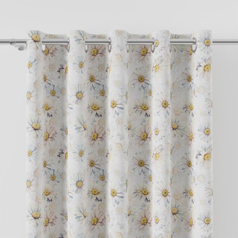 STOKROTKI Tkanina na zasłony OXFORD WODOODPORNY, szer.145cm, kolor różowy/niebieski D00206/OXW/001/145000/1