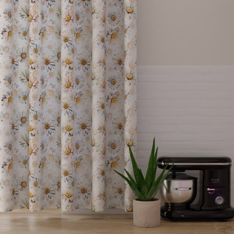 STOKROTKI Tkanina na zasłony OXFORD WODOODPORNY, szer.145cm, kolor różowy/niebieski D00206/OXW/001/145000/1