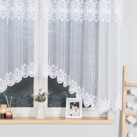 ŻANETA Firanka żakardowa gotowa, 155x350cm, kolor biały 181043/FBL/001/350155/1