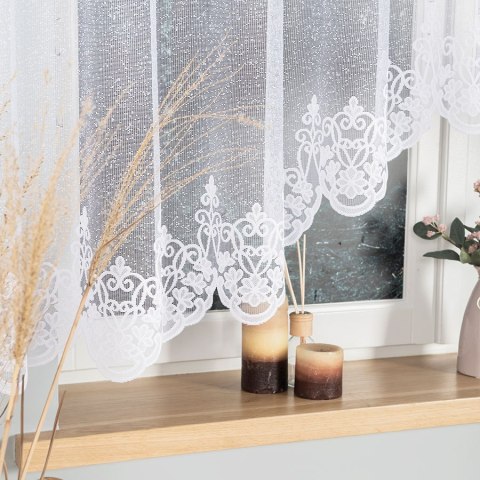 ŻANETA Firanka żakardowa gotowa, 155x350cm, kolor biały 181043/FBL/001/350155/1
