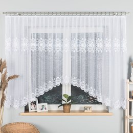 ŻANETA Firanka żakardowa gotowa, 155x450cm, kolor biały 181043/FBL/001/450155/1