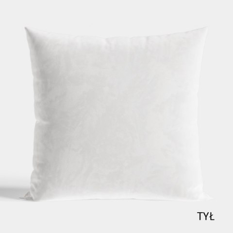 BARANEK W KWIATACH Poszewka dekoracyjna VELVET, 40x40cm, kolor żółty PWI224/POP/001/040040/1