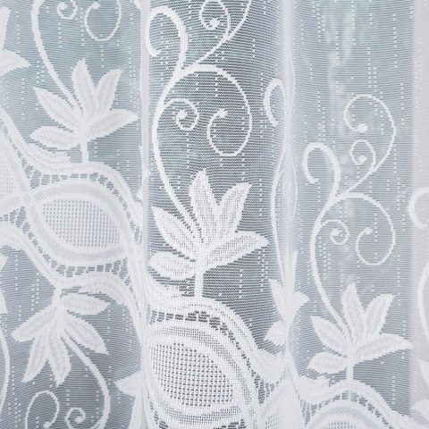 JOWITA Firanka żakardowa gotowa, pasowa, 150x400cm, kolor biały 018960/FBL/001/400150/1