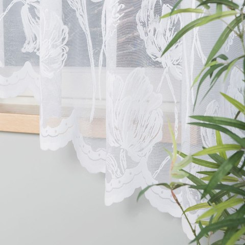 SONIA Firanka żakardowa gotowa, 180x450cm, kolor biały 092918/FBL/001/450180/1