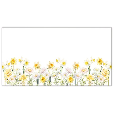 WIOSENNA POLANA Zazdrostka woalowa, WOAL, 40x100cm, kolor żółty P00208/ZAZ/001/100040/1