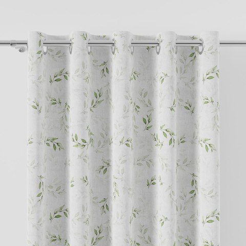 WIOSENNE LISTKI Tkanina dekoracyjna OXFORD WODOODPORNY, szer. 145cm, kolor 002 zielony D00210/OXW/002/145000/1