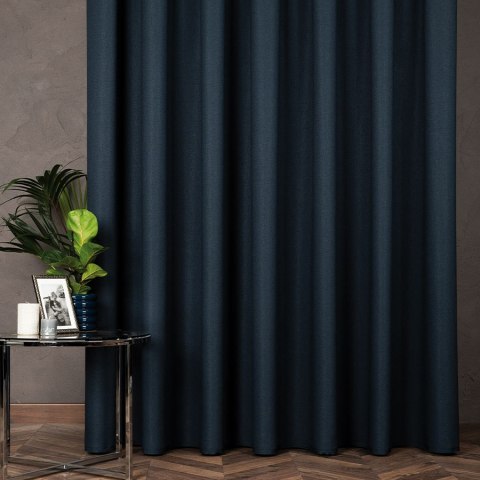 CYRUS Tkanina na zasłony, wys. 300cm, kolor 007 granatowy 042350/TDP/007/000300/1