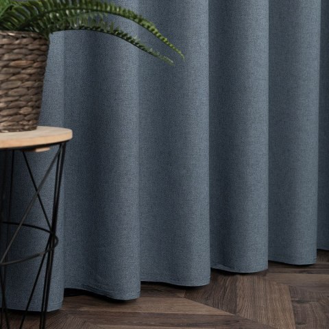 CYRUS Tkanina na zasłony, wys. 300cm, kolor 014 niebieski 042350/TDP/014/000300/1