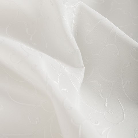 FLORA Tkanina dekoracyjna wodoodporna, szer. 165cm, kolor 012 kremowy 004790/TDW/012/165000/1