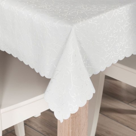 FLORA Tkanina dekoracyjna wodoodporna, wys. 330cm, kolor 012 kremowy 004790/TDW/012/000330/1