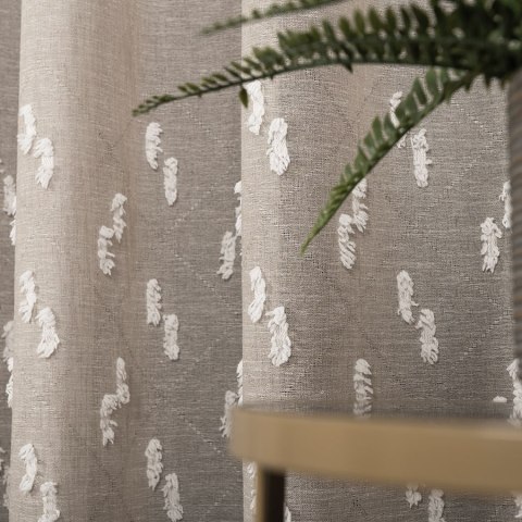 ALEXA Firana fantazyjna, wys. 300cm, kolor 003 chłodny beż 274368/OLO/003/000300/1