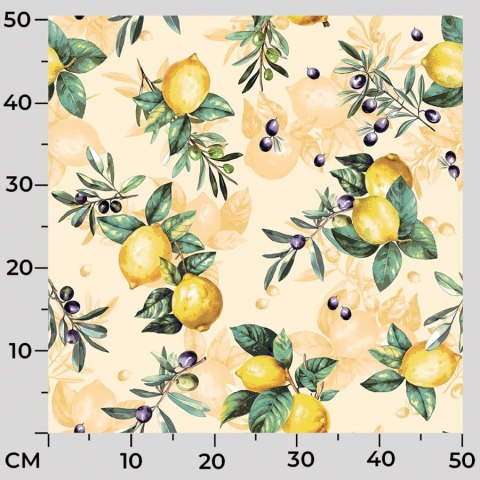 CITRUS Tkanina na zasłony NINA WODOODPORNA, szer. 160cm, kolor żółty D00240/NIW/001/160000/1