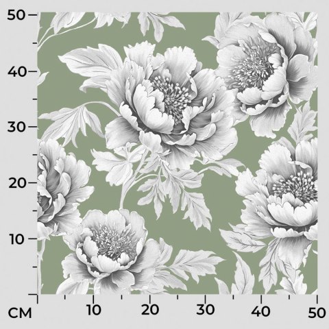 COLETTE Tkanina na zasłony DIMOUT/BLACKOUT, szer. 145cm, kolor zielony D00248/BLC/002/szer. 145000/1