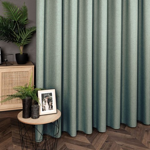 CYRUS Tkanina na zasłony, wys. 300cm, kolor 003 pastelowy zielony 042350/TDP/003/000300/1