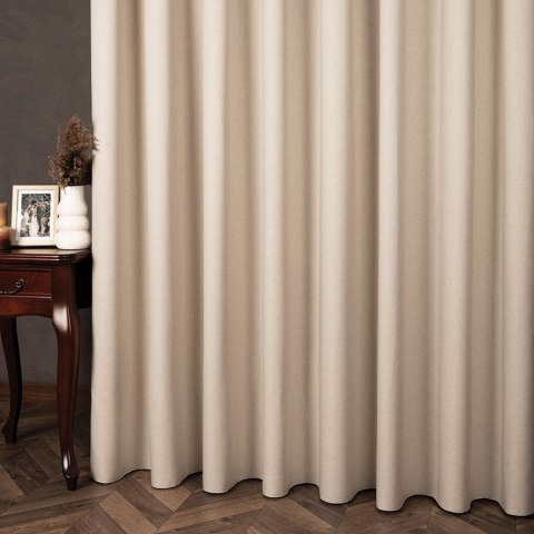 CYRUS Tkanina na zasłony, wys. 300cm, kolor 008 kremowy 042350/TDP/008/000300/1